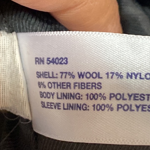 GAP Womens gray coat 77% wool size XS - Picture 7 of 8